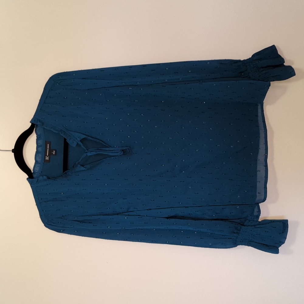INC Jewel tone blouse,L